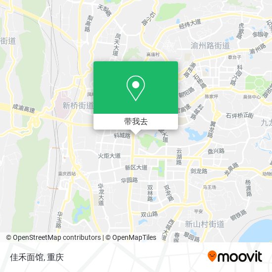 佳禾面馆地图