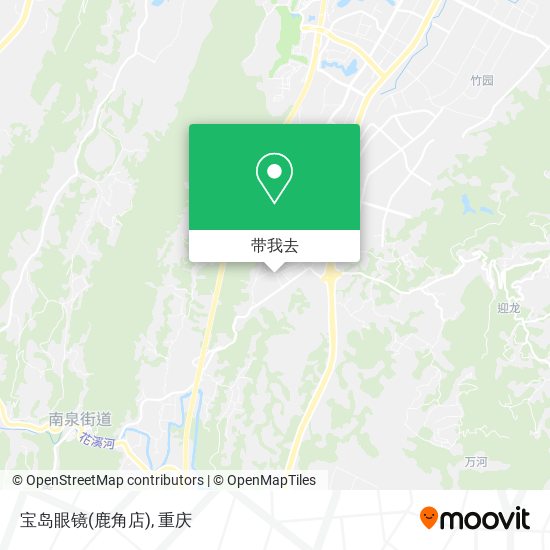 宝岛眼镜(鹿角店)地图