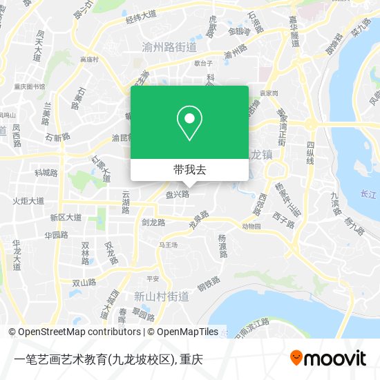一笔艺画艺术教育(九龙坡校区)地图