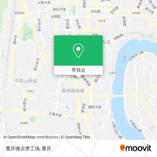 重庆微企梦工场地图