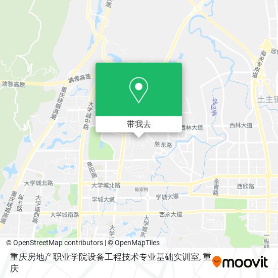 重庆房地产职业学院设备工程技术专业基础实训室地图