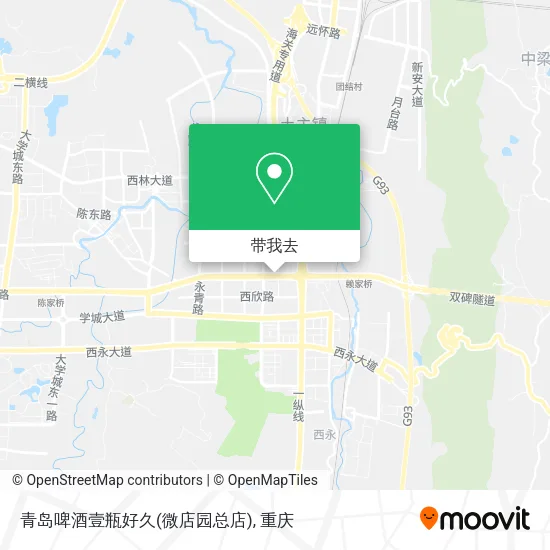 青岛啤酒壹瓶好久(微店园总店)地图