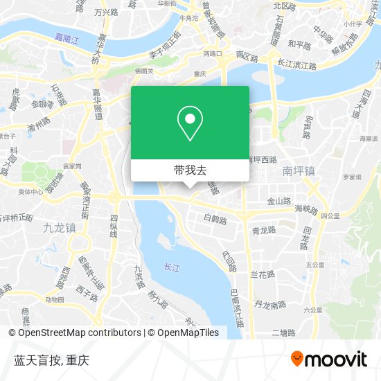 蓝天盲按地图