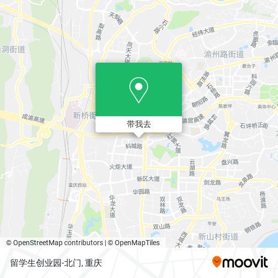 留学生创业园-北门地图