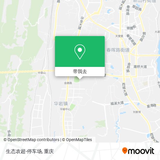 生态农超-停车场地图