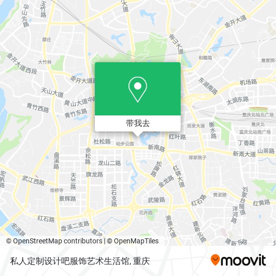 私人定制设计吧服饰艺术生活馆地图