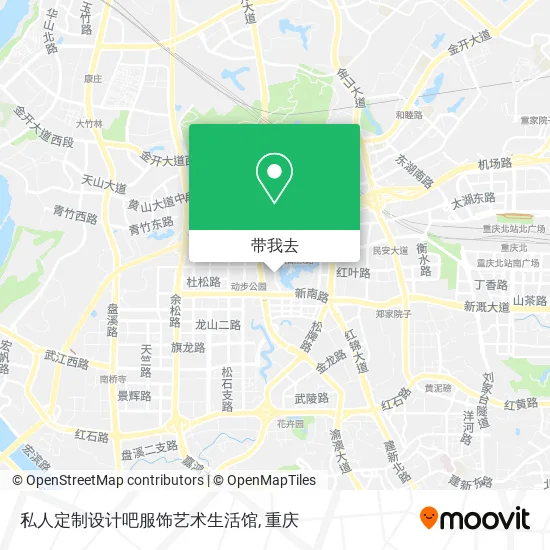 私人定制设计吧服饰艺术生活馆地图