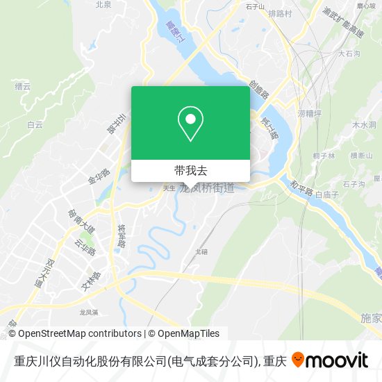 重庆川仪自动化股份有限公司(电气成套分公司)地图