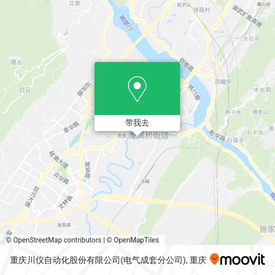 重庆川仪自动化股份有限公司(电气成套分公司)地图