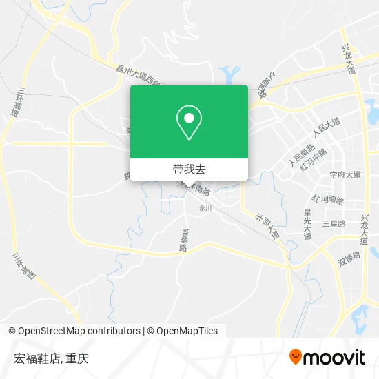 宏福鞋店地图
