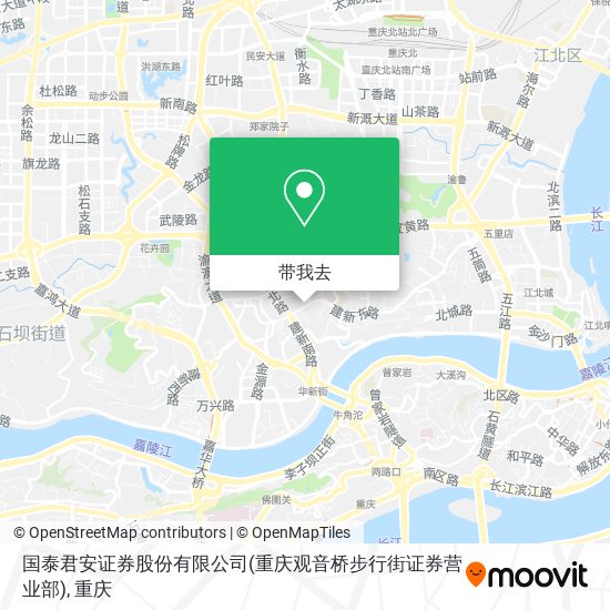 国泰君安证券股份有限公司(重庆观音桥步行街证券营业部)地图