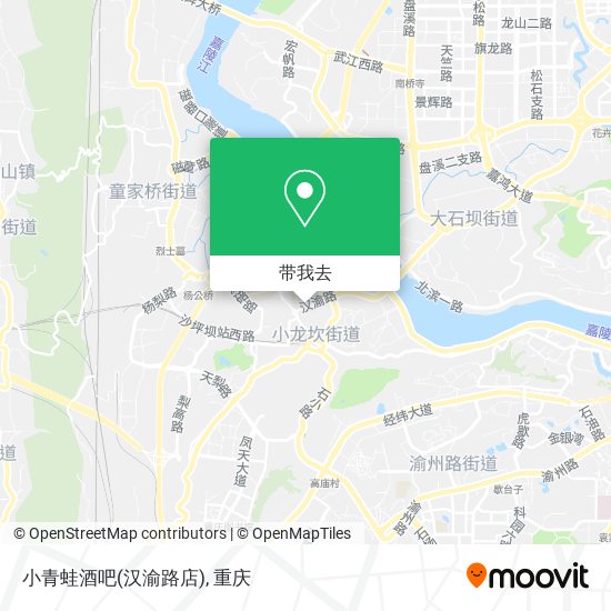 小青蛙酒吧(汉渝路店)地图