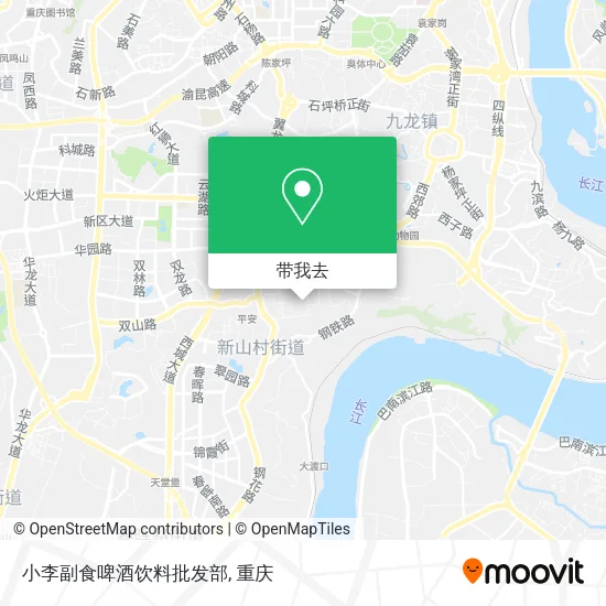 小李副食啤酒饮料批发部地图