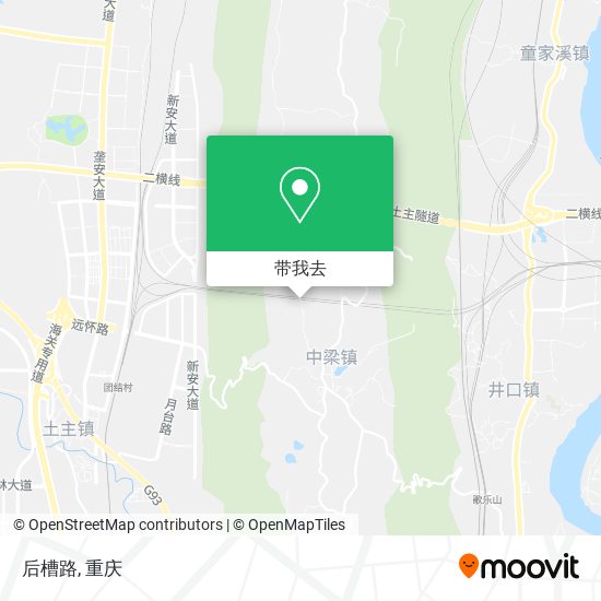 后槽路地图