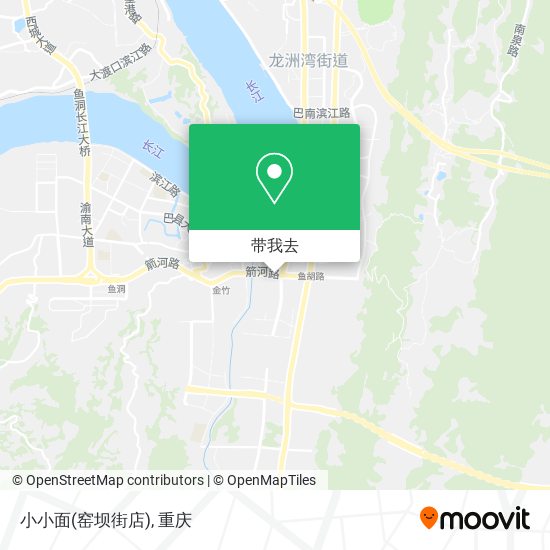 小小面(窑坝街店)地图