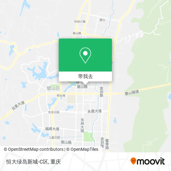 恒大绿岛新城-C区地图