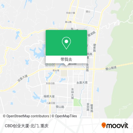CBD创业大厦-北门地图