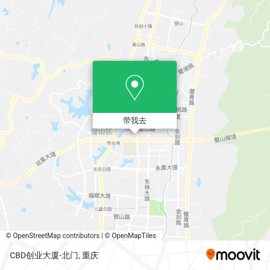 CBD创业大厦-北门地图