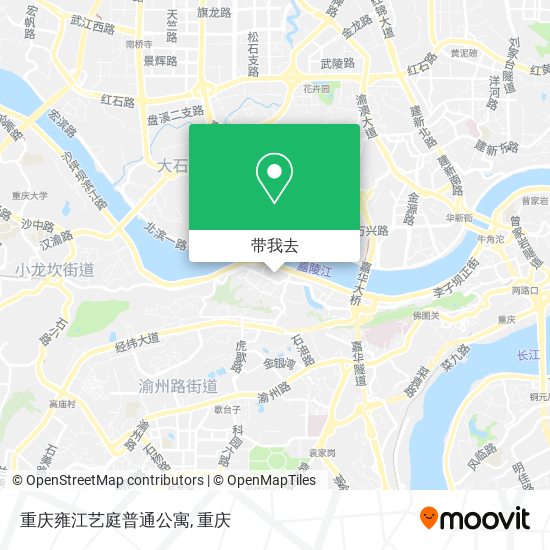 重庆雍江艺庭普通公寓地图