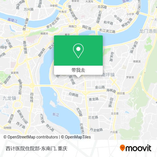 西计医院住院部-东南门地图