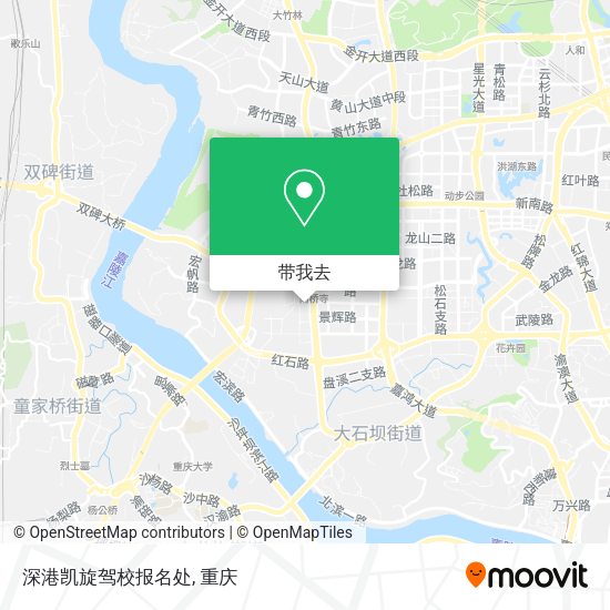 深港凯旋驾校报名处地图