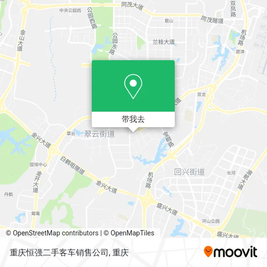 重庆恒强二手客车销售公司地图