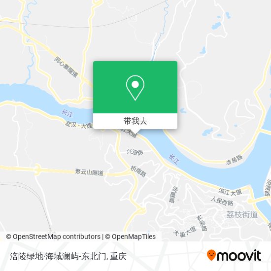 涪陵绿地·海域澜屿-东北门地图
