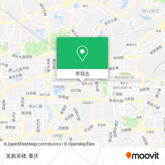茗殿茶楼地图