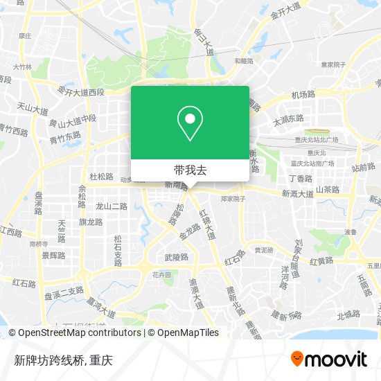 新牌坊跨线桥地图