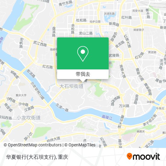 华夏银行(大石坝支行)地图