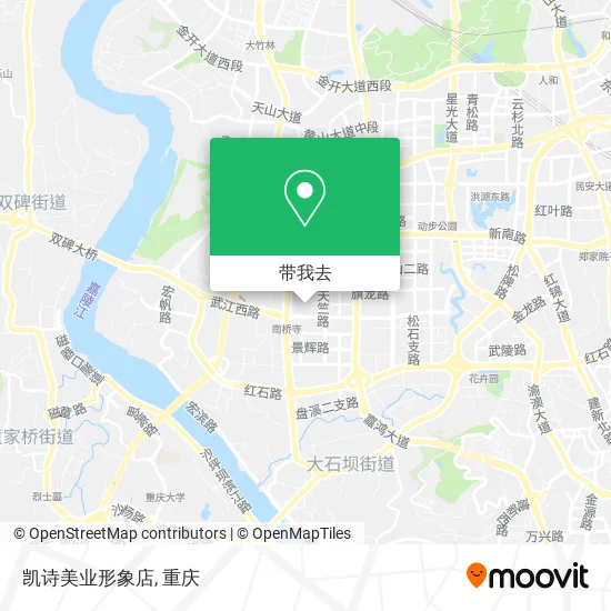 凯诗美业形象店地图