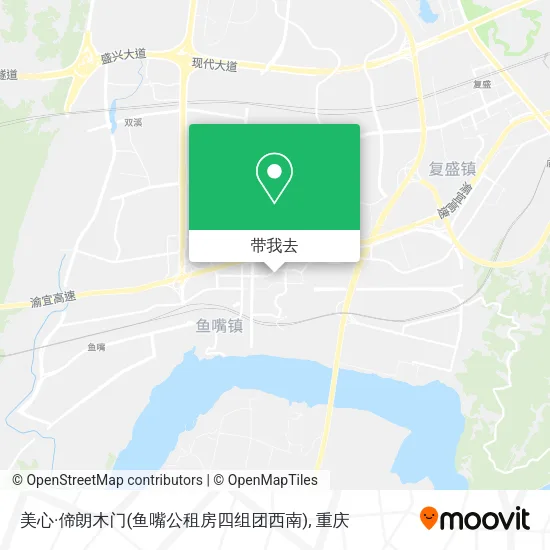 美心·偙朗木门(鱼嘴公租房四组团西南)地图