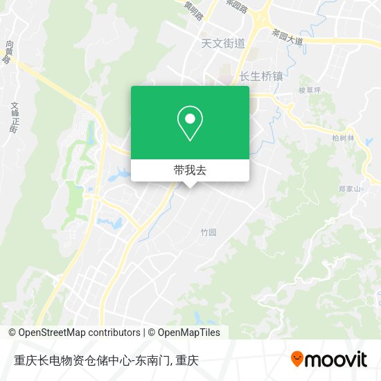 重庆长电物资仓储中心-东南门地图