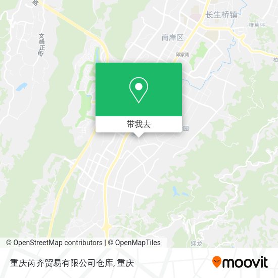 重庆芮齐贸易有限公司仓库地图
