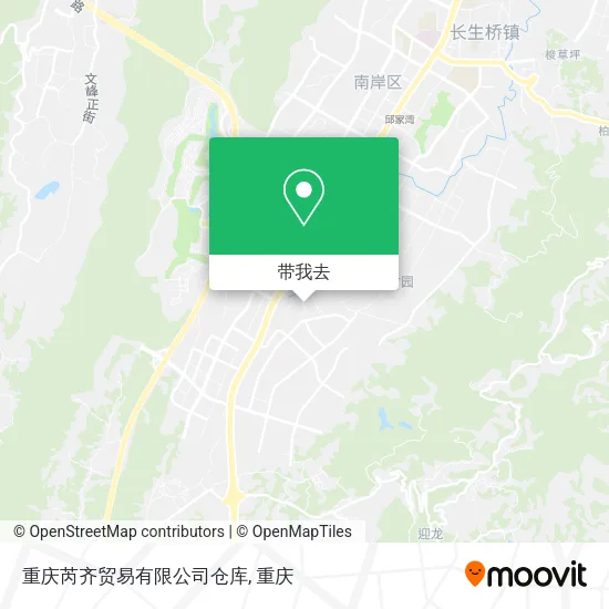 重庆芮齐贸易有限公司仓库地图