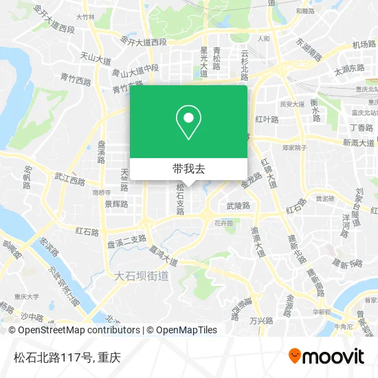 松石北路117号地图