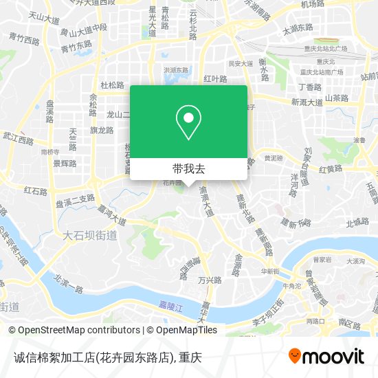 诚信棉絮加工店(花卉园东路店)地图