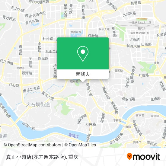 真正小超店(花卉园东路店)地图