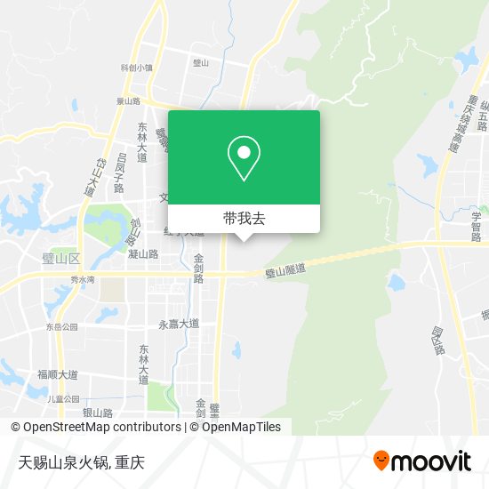 天赐山泉火锅地图