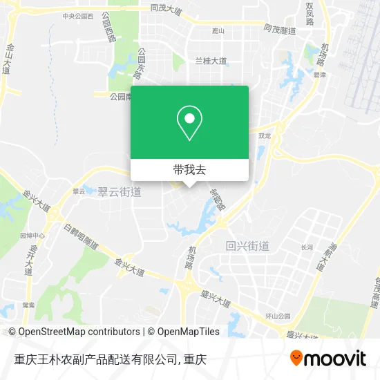 重庆王朴农副产品配送有限公司地图