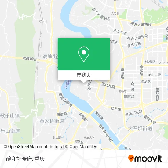 醉和轩食府地图