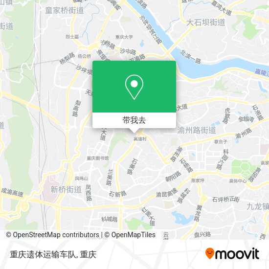 重庆遗体运输车队地图
