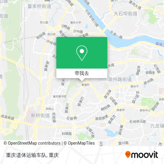 重庆遗体运输车队地图