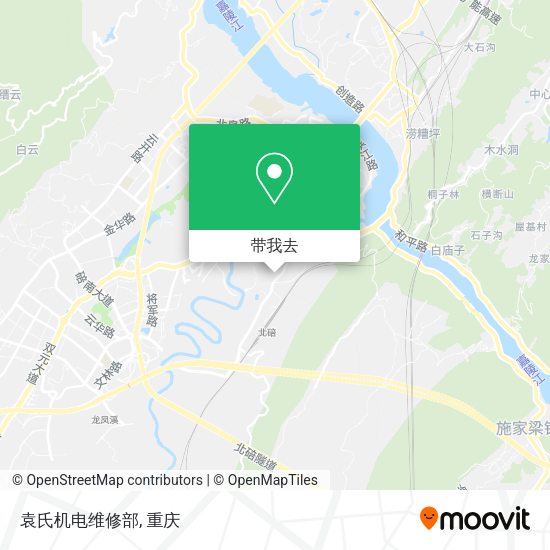 袁氏机电维修部地图