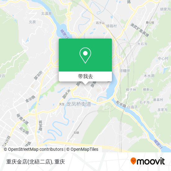重庆金店(北碚二店)地图