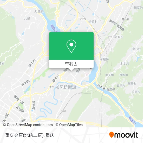 重庆金店(北碚二店)地图