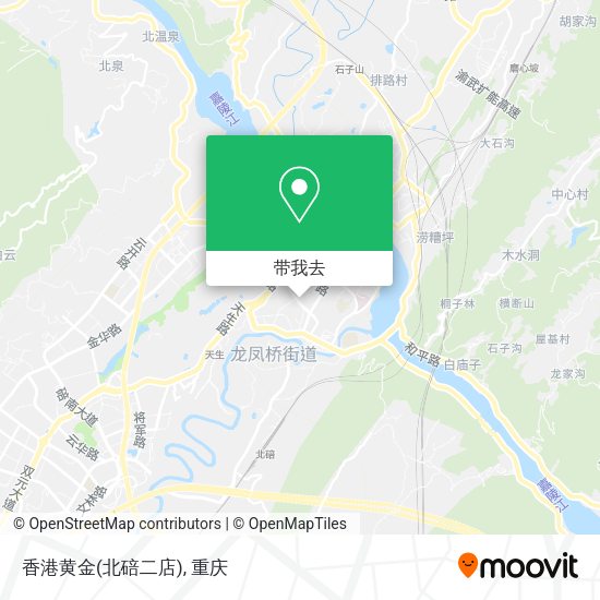 香港黄金(北碚二店)地图