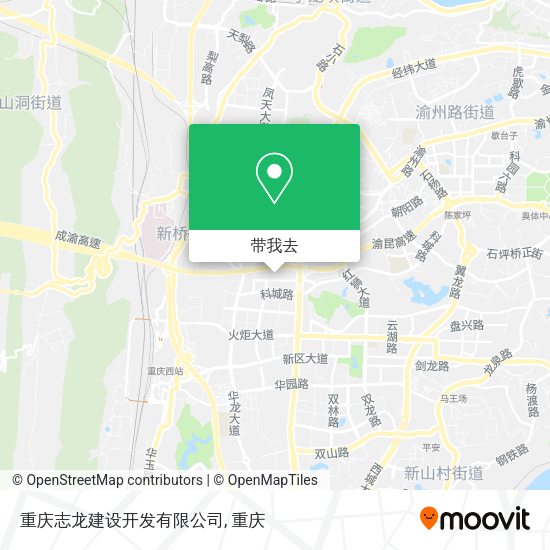 重庆志龙建设开发有限公司地图