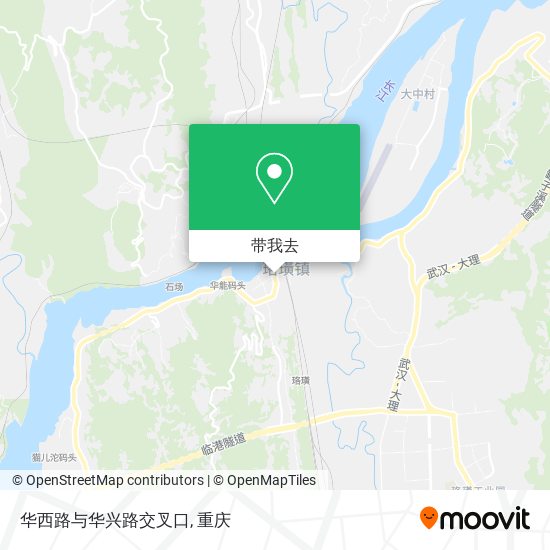 华西路与华兴路交叉口地图