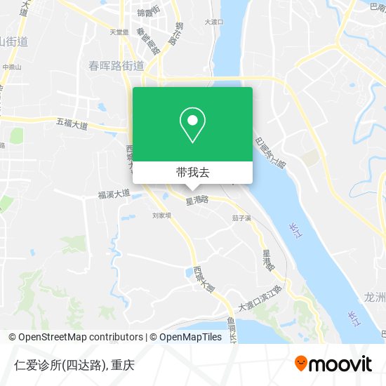仁爱诊所(四达路)地图